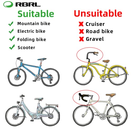 Rotatable Wide-Angle Bicycle Mirror for Mountain Bikes