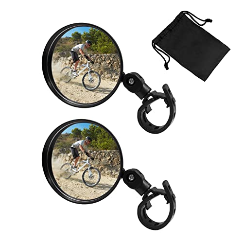 Adjustable Handlebar Bike Rearview Mirrors (2-Pack)