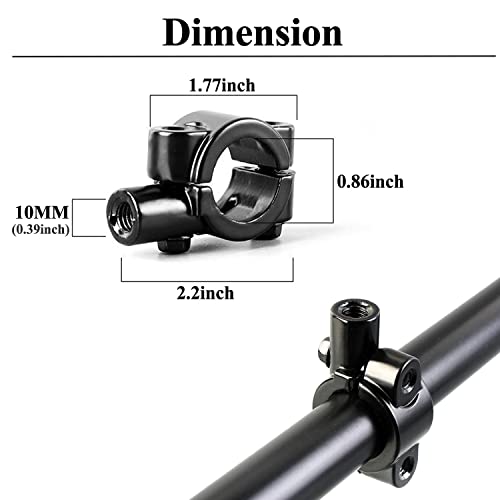Distinctive Skull Hand Bike Mirror with Mount Clamp