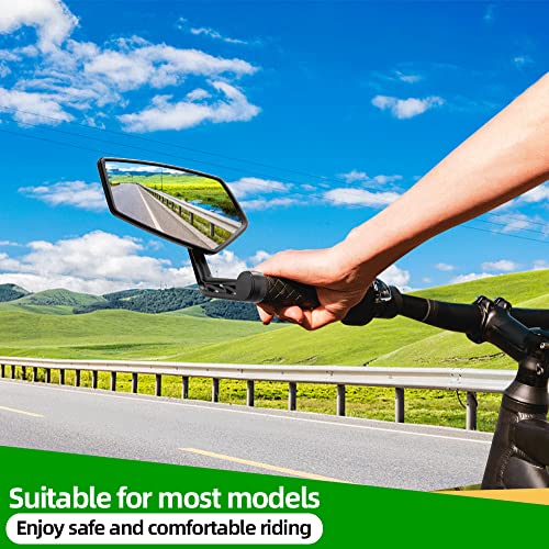 Rotatable Wide-Angle Bicycle Mirror for Mountain Bikes