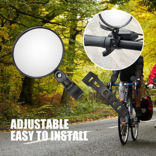 Adjustable Handlebar Bike Rearview Mirrors (2-Pack)