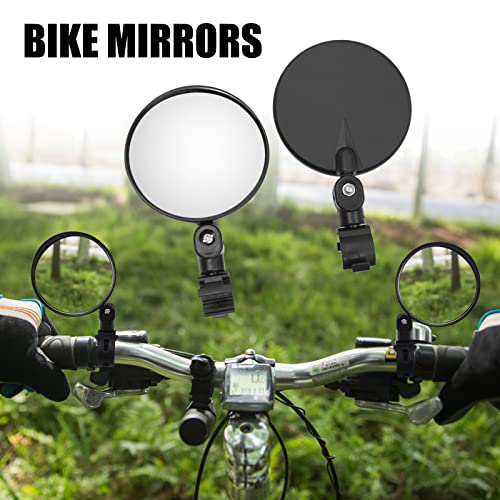 Adjustable Handlebar Bike Rearview Mirrors (2-Pack)