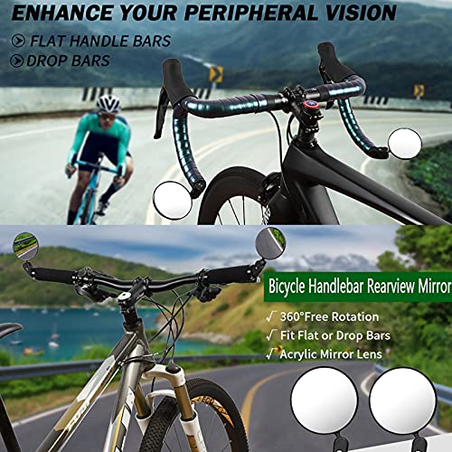 Bar End Bike Mirrors for Safe Cycling