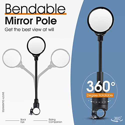 Rotatable Bike Mirror for Mountain Road Bicycle