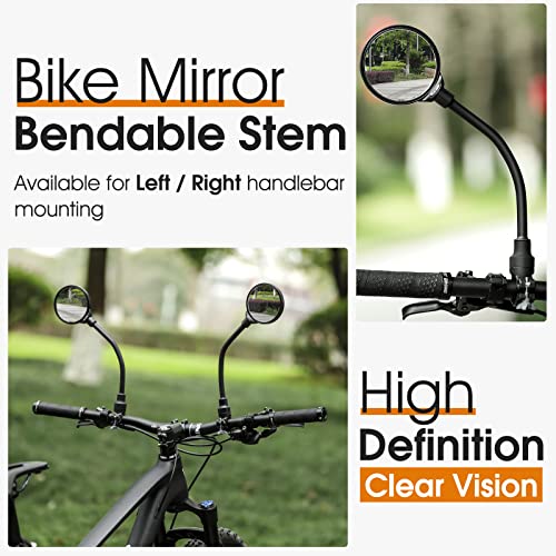 Rotatable Bike Mirror for Mountain Road Bicycle