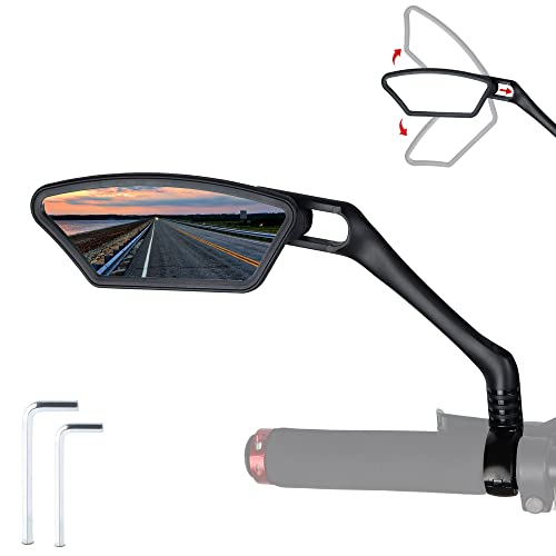 Adjustable HD Glass Rear View Bike Mirror