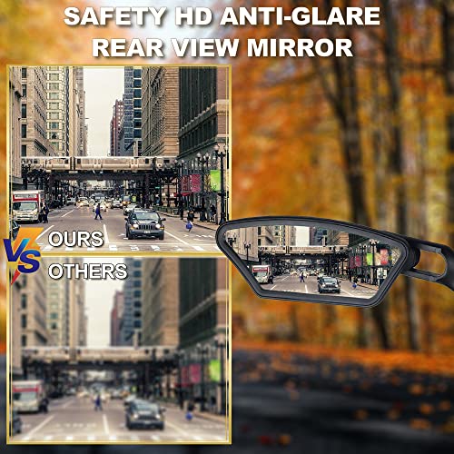 Adjustable HD Glass Rear View Bike Mirror