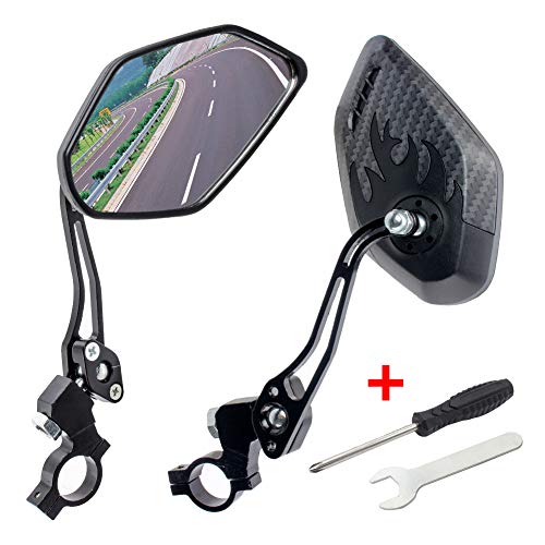 360-Degree Bike Mirrors - 2-Pack for Safety