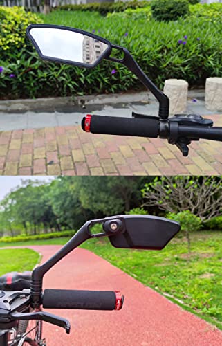 Adjustable HD Glass Rear View Bike Mirror