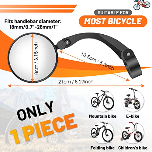 HD Adjustable Rear-View Bike Mirror for Handlebars