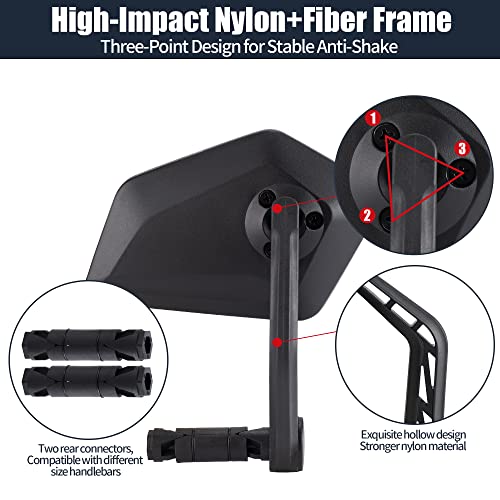 APLSTOW HD Bar End Bike Mirror Pair