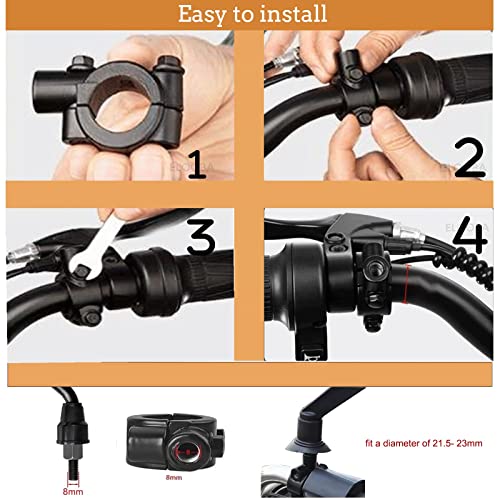 Adjustable Bike Handlebar Rearview Mirror