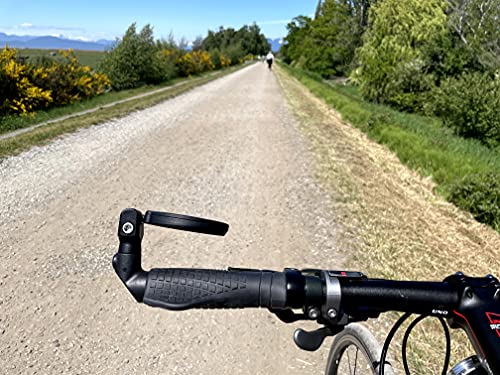 Hafny Multi-Adjustable Bike Mirror - Blast-Resistant Glass