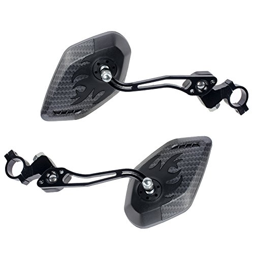 360-Degree Bike Mirrors - 2-Pack for Safety
