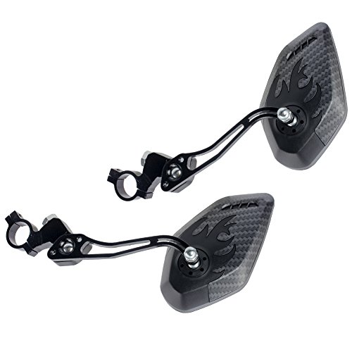 360-Degree Bike Mirrors - 2-Pack for Safety