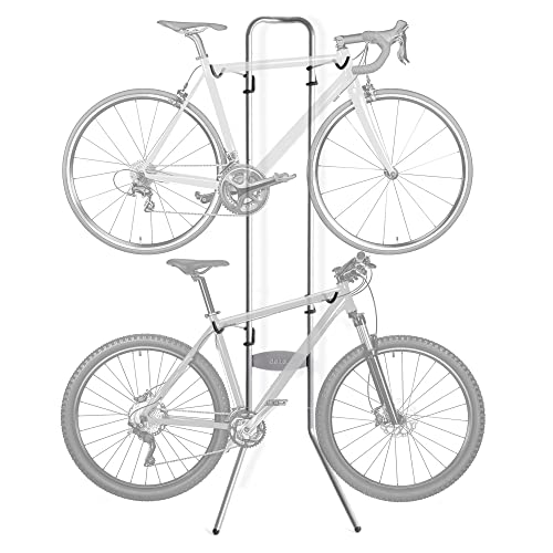 Adjustable Vertical Bike Storage Rack for 2 Bikes