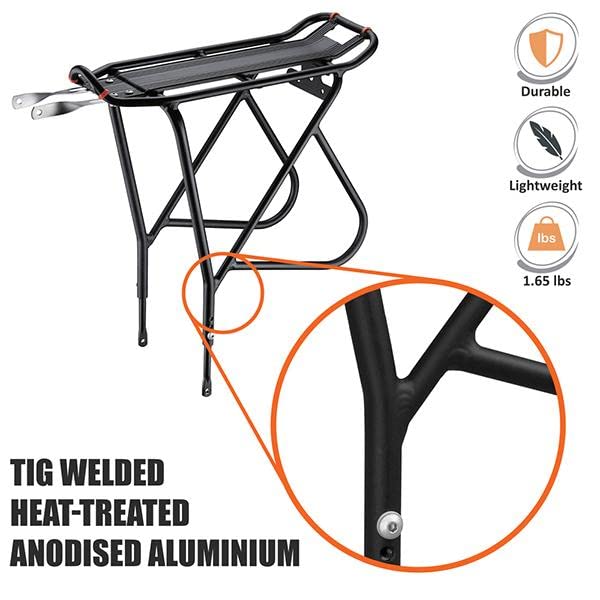 Adjustable Bicycle Touring Carrier with Fender Board