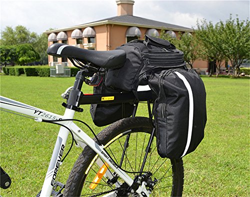 Adjustable Bike Cargo Rack with 110Lb Capacity
