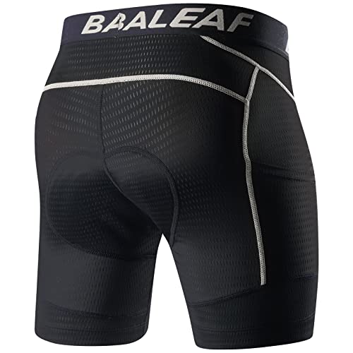 BALEAF Men's 4D Padded Cycling Shorts with Pocket