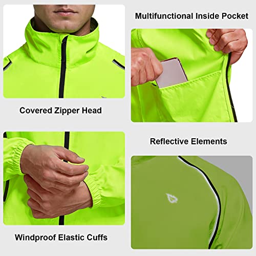 BALEAF Men's Reflective Cycling Jacket