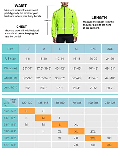 BALEAF Men's Reflective Cycling Jacket