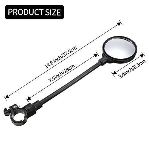 Adjustable Bicycle Rear View Mirror Set