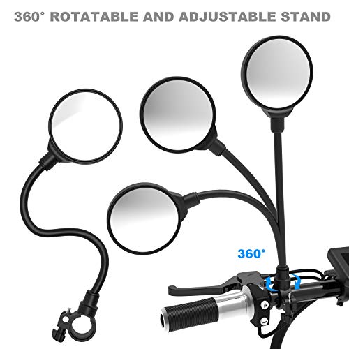 Adjustable Rearview Bike Mirrors for Handlebars