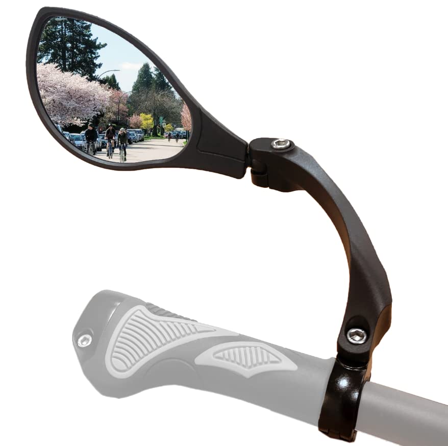 Hafny HD Bike Handlebar Mirror - Adjustable & Rotatable