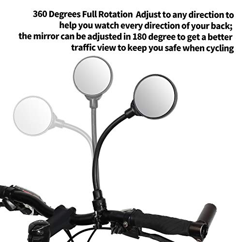 Adjustable Bicycle Rear View Mirror Set