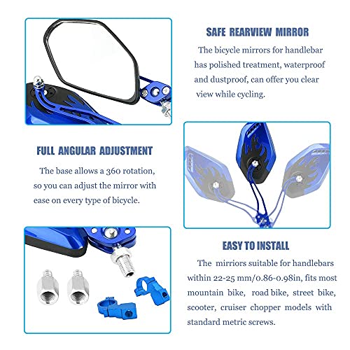 Adjustable Rearview Mirror for Bikes