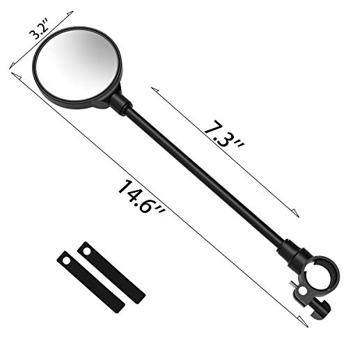 Adjustable Rearview Bike Mirrors for Handlebars