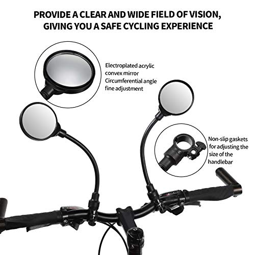 Adjustable Bicycle Rear View Mirror Set