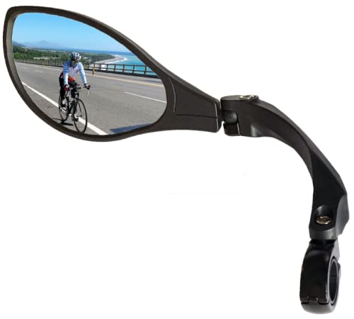 Hafny HD Bike Handlebar Mirror - Adjustable & Rotatable