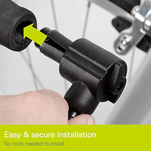 Delta Cycle & Home Universal Bike Handlebar Bar End Mirror, Fully Adjustable Handlebar Rearview Mirror For Bicycles, Large Ultra-Clear Glass Safety Mirror fits Road, Mountain, Cruisers, and E-Bikes