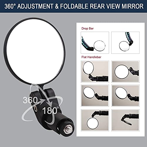 Sanctus 360˚ Road Bike Mirror (2 pcs)