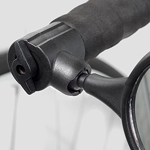 Delta Cycle & Home Universal Bike Handlebar Bar End Mirror, Fully Adjustable Handlebar Rearview Mirror For Bicycles, Large Ultra-Clear Glass Safety Mirror fits Road, Mountain, Cruisers, and E-Bikes