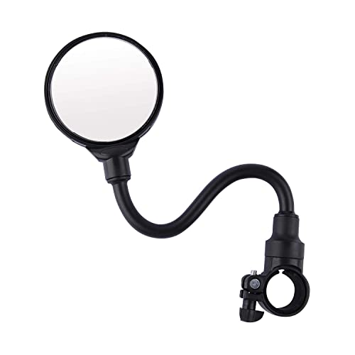 2 PCS Bike Mirror, Adjustable Rotatable Rear View Convex Mirror Bicycle Mirrors Handlebars for Mtb, Outdoors, Cycling