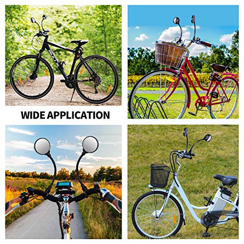 Adjustable Bicycle Rear View Mirror Set
