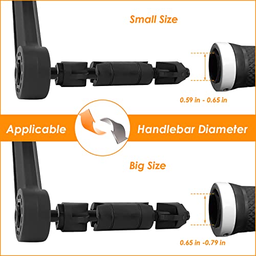 HD Bar End Bicycle Mirror - Multi-Angle Adjustable