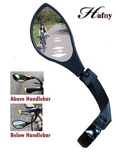 Hafny HD Bike Handlebar Mirror - Adjustable & Rotatable
