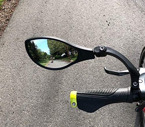 Hafny HD Bike Handlebar Mirror - Adjustable & Rotatable