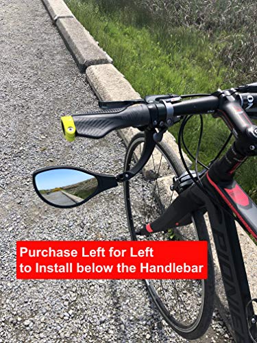 Hafny HD Bike Handlebar Mirror - Adjustable & Rotatable