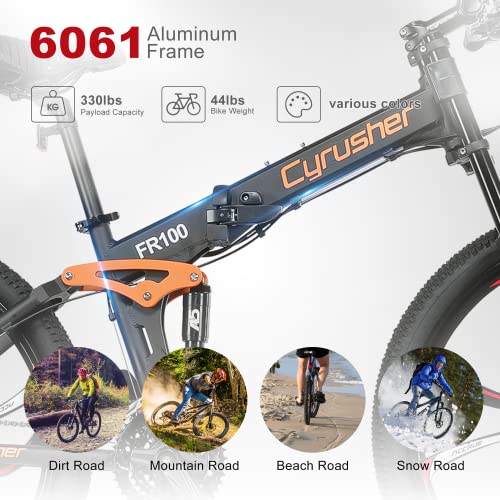 Cyrusher 27-Speed Full Suspension Mountain Bike