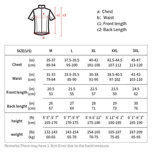 Men's Short Sleeve Cycling Jersey by BERGRISAR