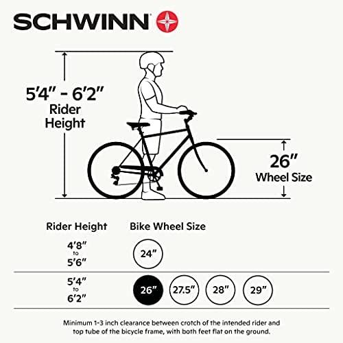 Mongoose Men's Mountain Bike, 26" Wheels, 21 Speeds