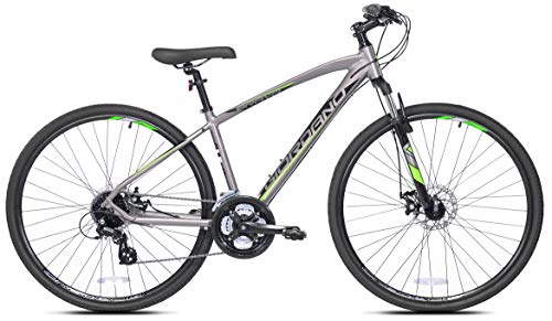 Giordano Brava Hybrid Comfort Bike - Small, Silver