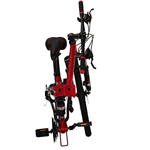 EUROBIKE 26" Mountain Bike Folding - 21 Speed / Red