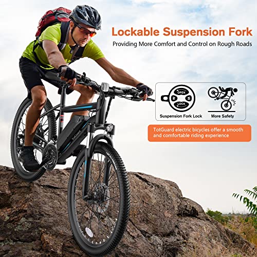 Electric Mountain Bike for Adults, 500W, 21.6MPH