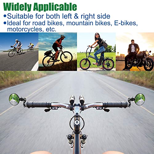 PACEARTH Aluminum Bar End Bike Mirror