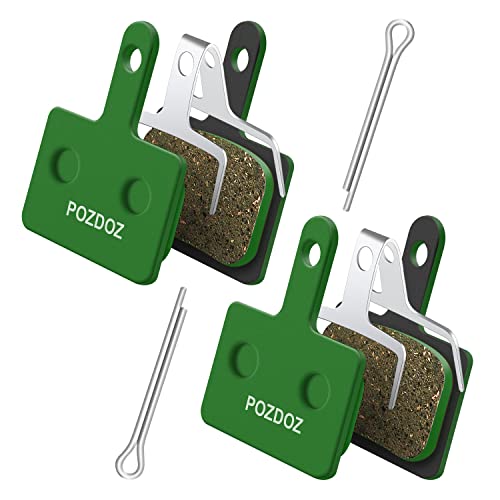 POZDOZ 4 Pairs MTB Disc Bike Brake Pads for TRP Tektro Shimano Deore Br-M575 M525 M515 T615 T675 M505 M495 M486 M485 M475 M465 M447 M446 M445 M416 M415 M395 M375 M315 M355 C601 C501 - Ceramic Brake